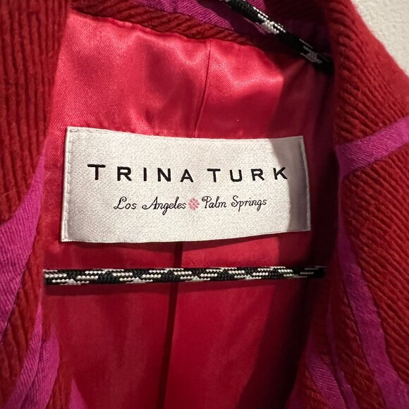Mid-length Pink Retro Coat - Picture 2 of 3